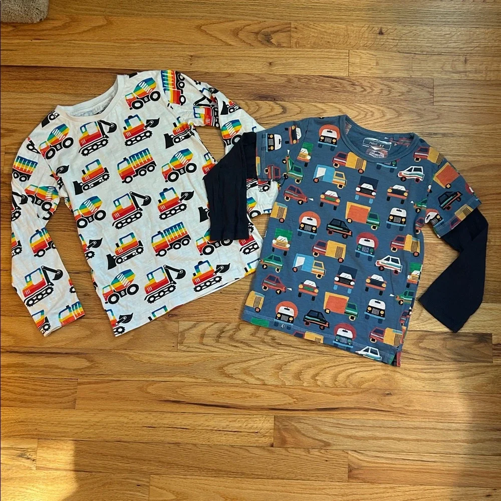 (2) NEXT long sleeve graphic tees - Picture 1 of 11